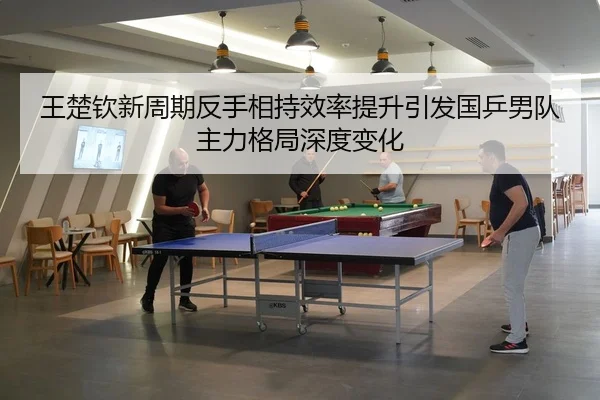 王楚钦新周期反手相持效率提升引发国乒男队主力格局深度变化
